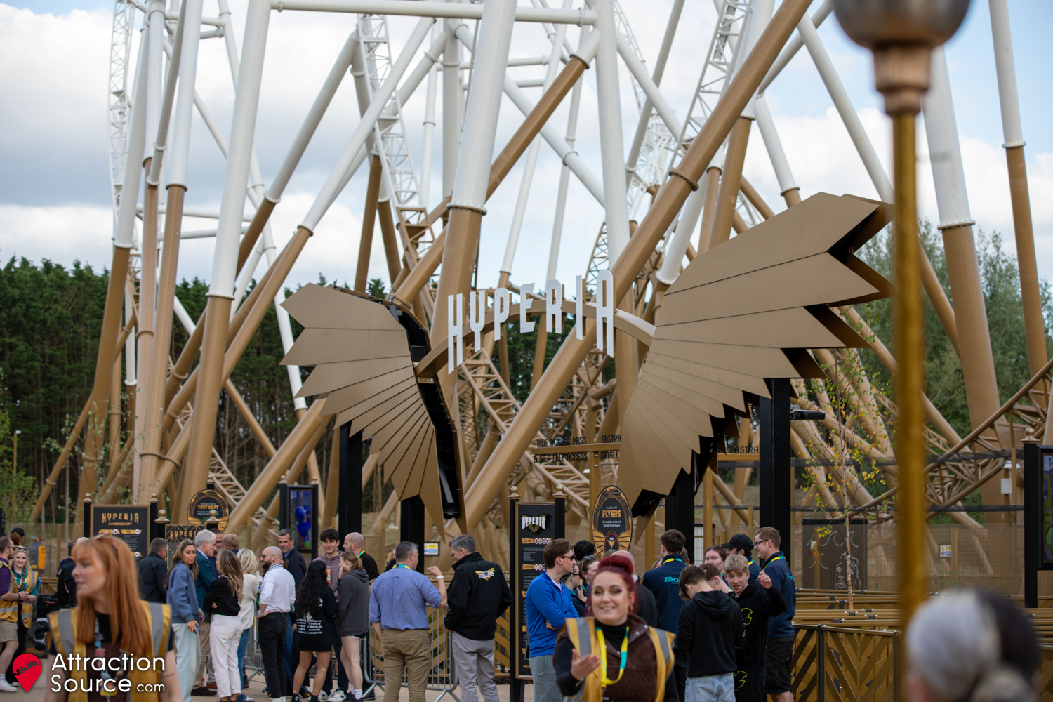 Thorpe Park Open Record breaking Hyperia Attraction Source